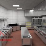 Design kitchen in 3d bali Kitchen stainless