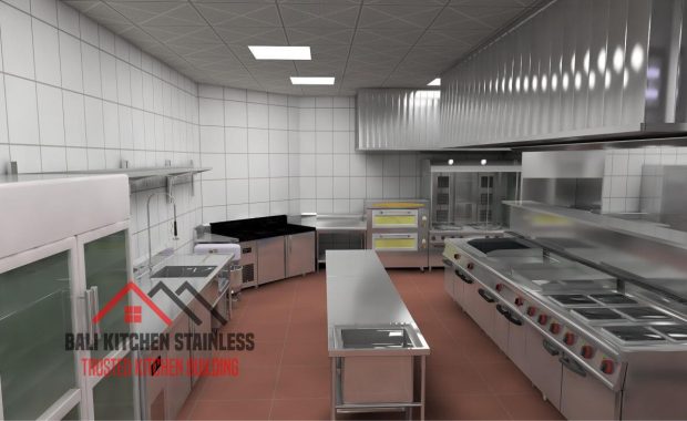 Design kitchen in 3d bali Kitchen stainless